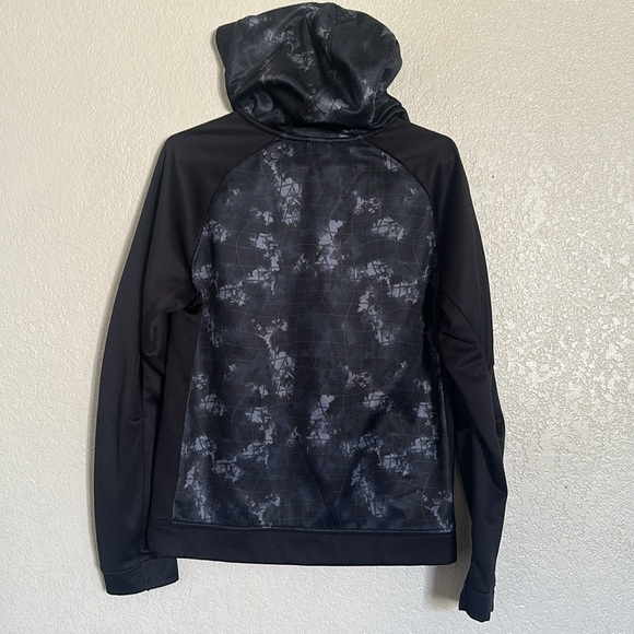 Athletic Works Youth Boys Black Camo Hoodie Jacket Size XXL (18) Stretch Soft - Picture 2 of 4
